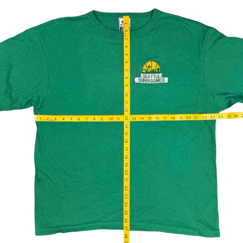 Vintage Seattle‎ SuperSonics Champion Single Stitch T Shirt XL USA NBA